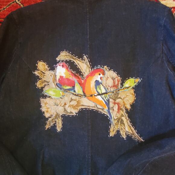 INC International Concept Reworked Restyled Denim Long Jacket‎ Women's XL - Picture 12 of 12